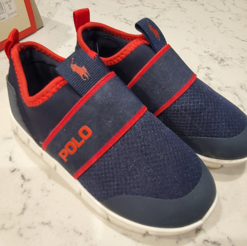 Polo Toddler tennis shoes slip on